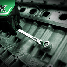 Load image into Gallery viewer, Flex-Head X-Frame® 6-Point Metric Chrome Ratcheting Combination Wrench, 19mm