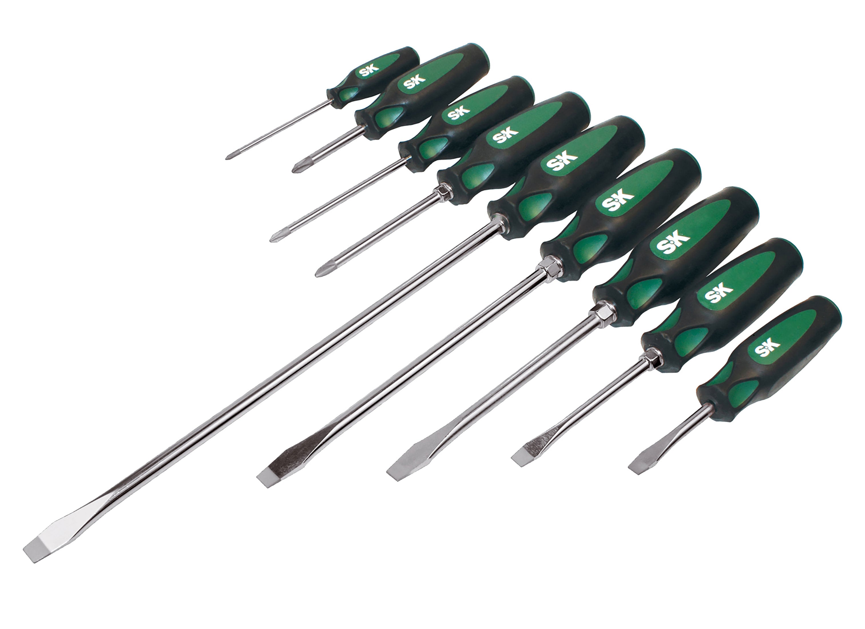9 Piece CushionGrip Combination Screwdriver Set – SK Tools USA, LLC