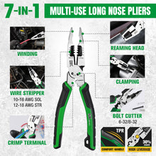 Load image into Gallery viewer, 3 Piece Dual-Material Handle Multi-Use Pliers Set