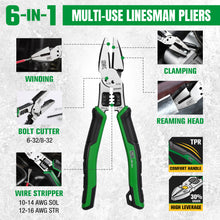 Load image into Gallery viewer, 3 Piece Dual-Material Handle Multi-Use Pliers Set