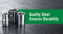 Load image into Gallery viewer, 1/2" Drive, 11 Piece, 6 Point, SAE, Standard Chrome Socket Set
