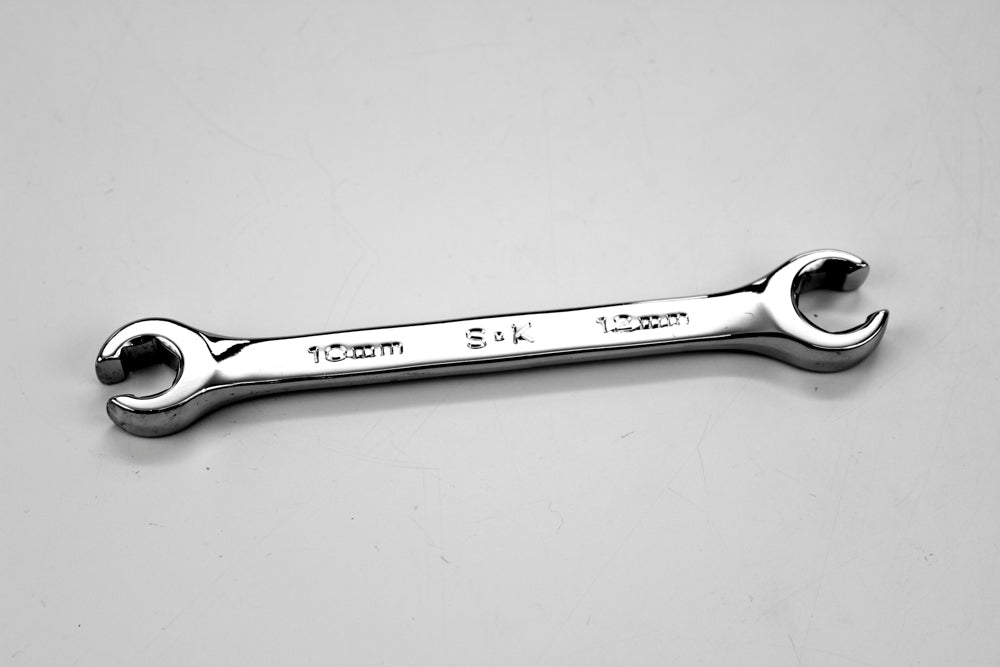 10 mm x 12 mm Regular Metric Flare Nut Chrome Wrench SK Tools USA LLC