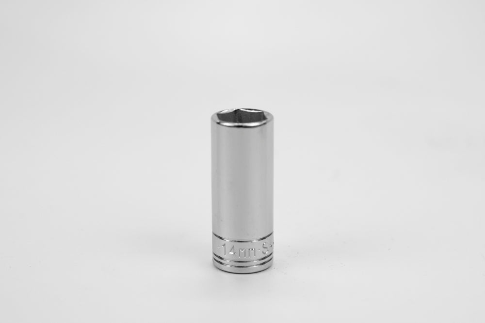 3/8 in. Drive 14 mm 6-Point Metric Deep Socket 3/8 in. Drive 14 mm 6-Point Metric Deep Socket
