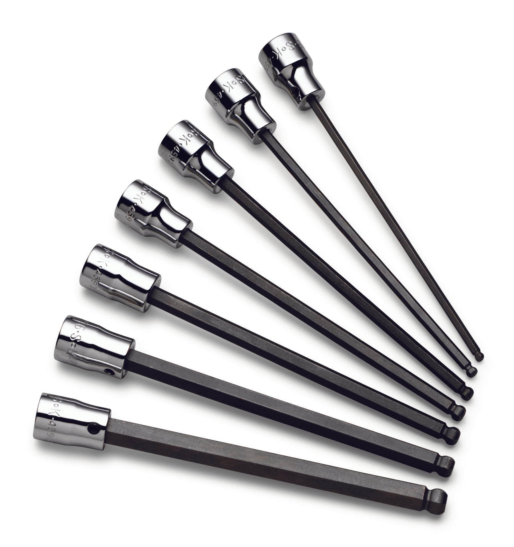 GEARWRENCH 7 Pc. 3/8 In. Drive Long Ball End Hex Bit SAE Socket Set - Foto 10