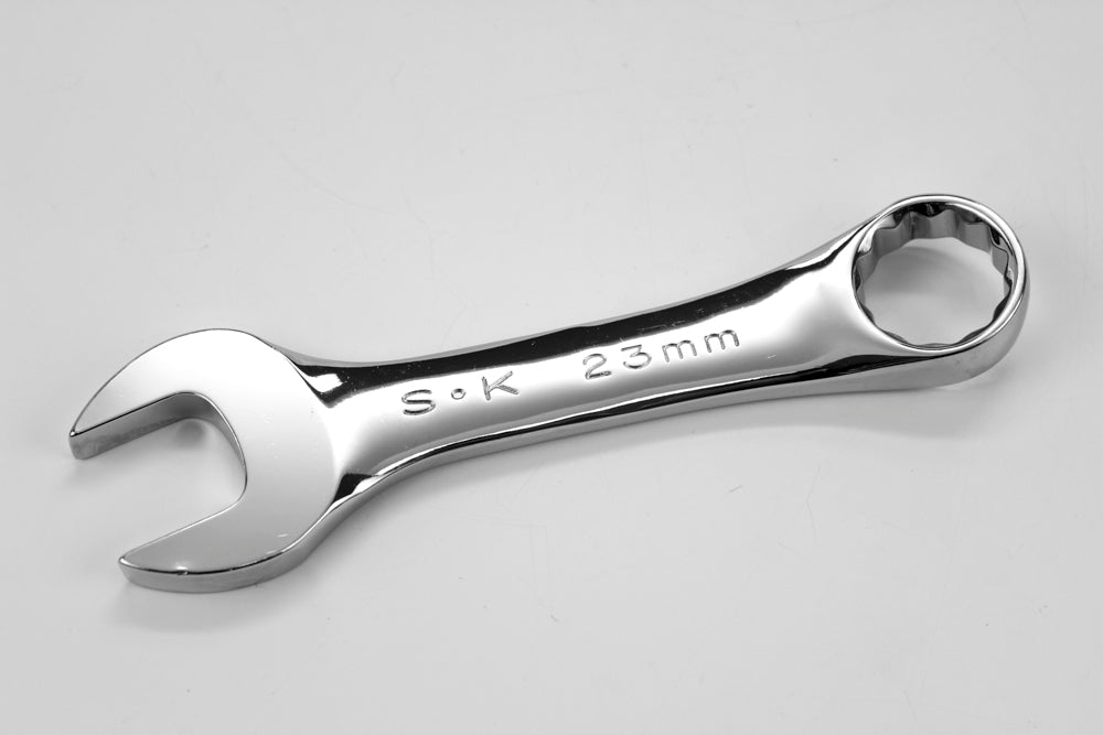 【83cm】SSK mm23mx 23 mm 12 Point Metric Short Combination Chrome Wrench – SK