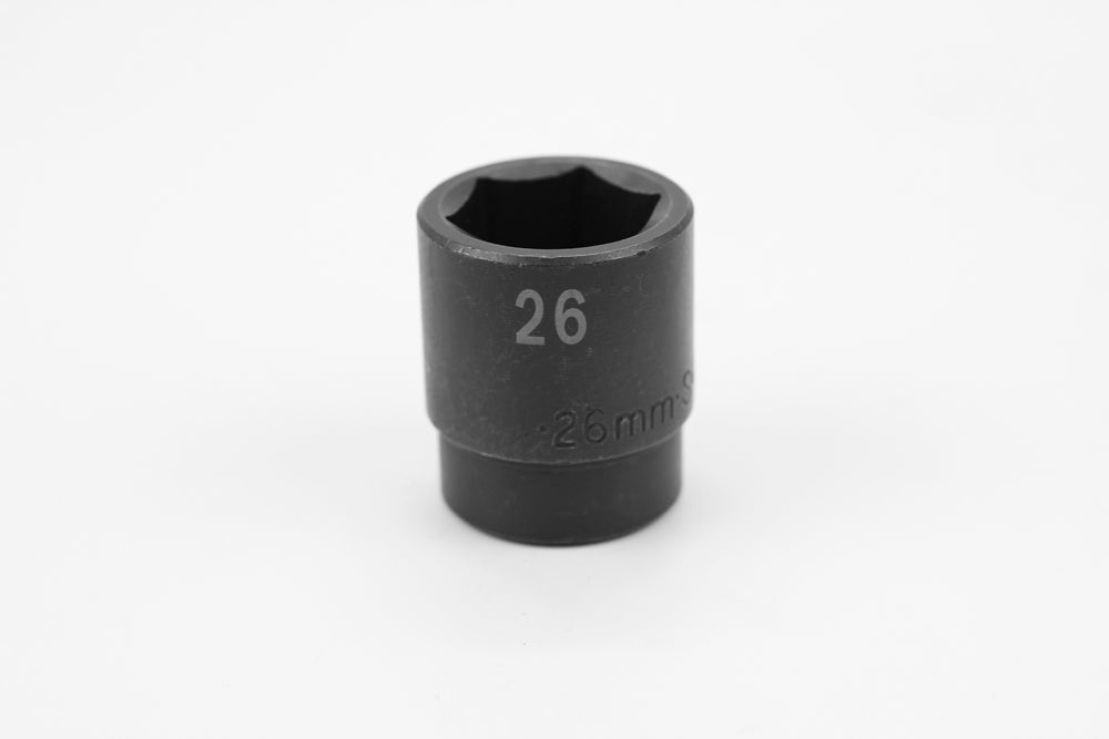 KT Pro 1/2-Inch Drive 26mm Impact Socket – Metric, 6-Point, Single - View #4