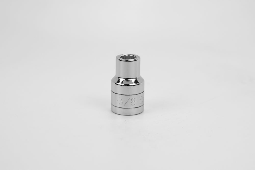 SK Tools 40324 1/2 In. Drive 12-Point Metric Standard Chrome Socket 24