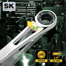 Load image into Gallery viewer, X-Frame® 7 Piece, 6 point, Metric Combination Ratcheting Wrench Set
