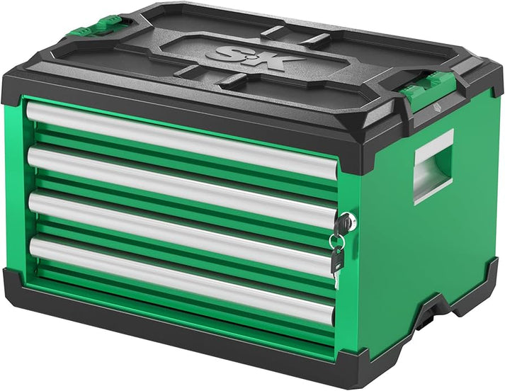 Stackable Tool Kit Modular Stackable Storage Tool Box, 4-Drawer Steel Box – SK Tools USA, LLC