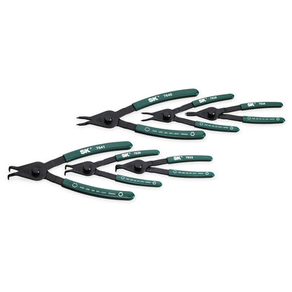6 Piece Convertible Retaining Ring Pliers Set