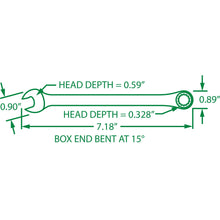 Load image into Gallery viewer, 11 mm X-Frame 6 pt Metric Combination Wrench
