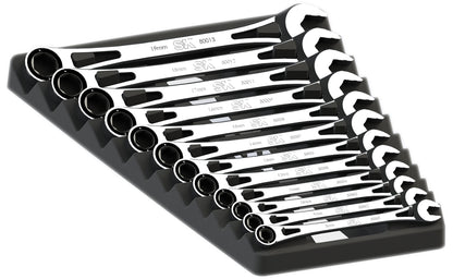 SK80019 - X-Frame® 6pt Metric Combination Wrench Set 12 pcs