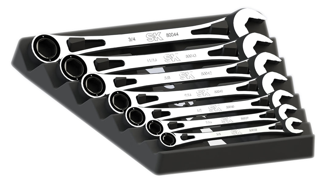 SK80049 - X-Frame® 6pt Fractional Combination Wrench Set 7 pcs