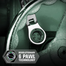 Load image into Gallery viewer, Flex-Head X-Frame® 6-Point Metric Chrome Ratcheting Combination Wrench, 13mm
