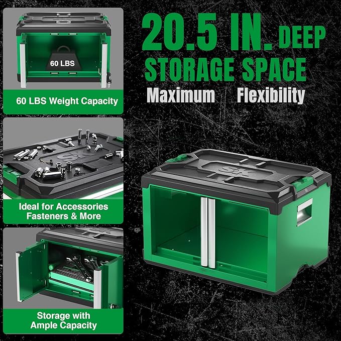 Modular Stackable Storage Tool Box, 2-Door Steel Box – SK