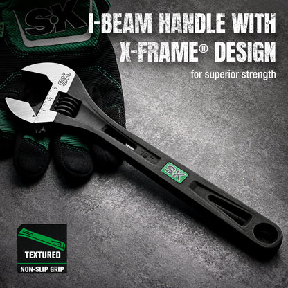 SK01213 - 10" Efficient Adjustable Wrench View 6
