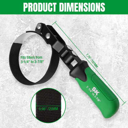 Standard Swivel Oil Filter Wrench, #SK01245