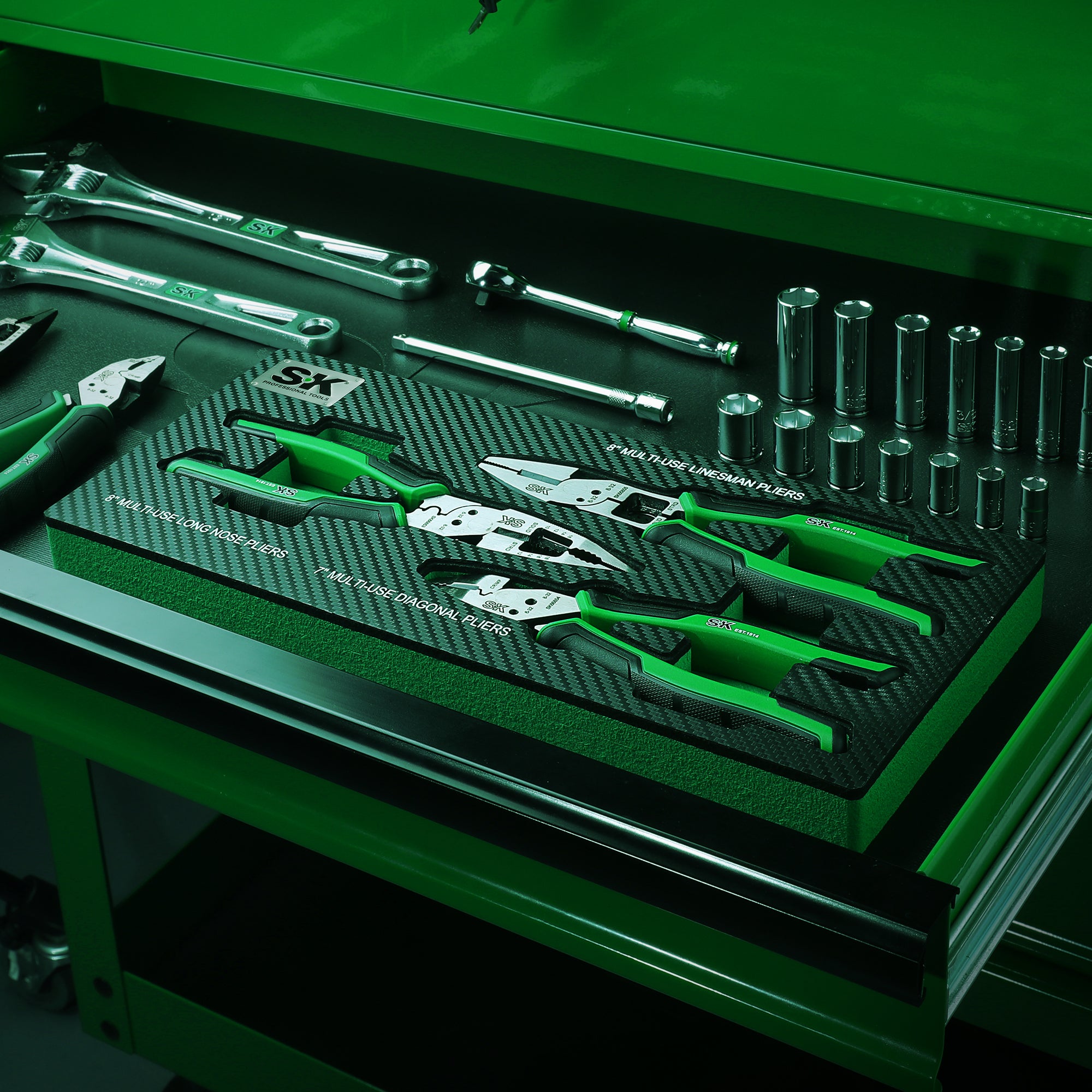 3 Piece Dual-Material Handle Multi-Use Pliers Set – SK Tools USA, LLC