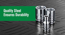 Load image into Gallery viewer, 1/4&quot; Drive, 11 Piece, 6 Point, SAE, Standard Chrome Socket Set
