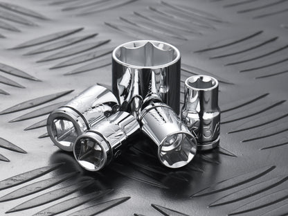 SK01309-216P - 30 Piece 3/8" Drive, 6 Point, Standard & Deep, SAE Chrome Socket Set View 8