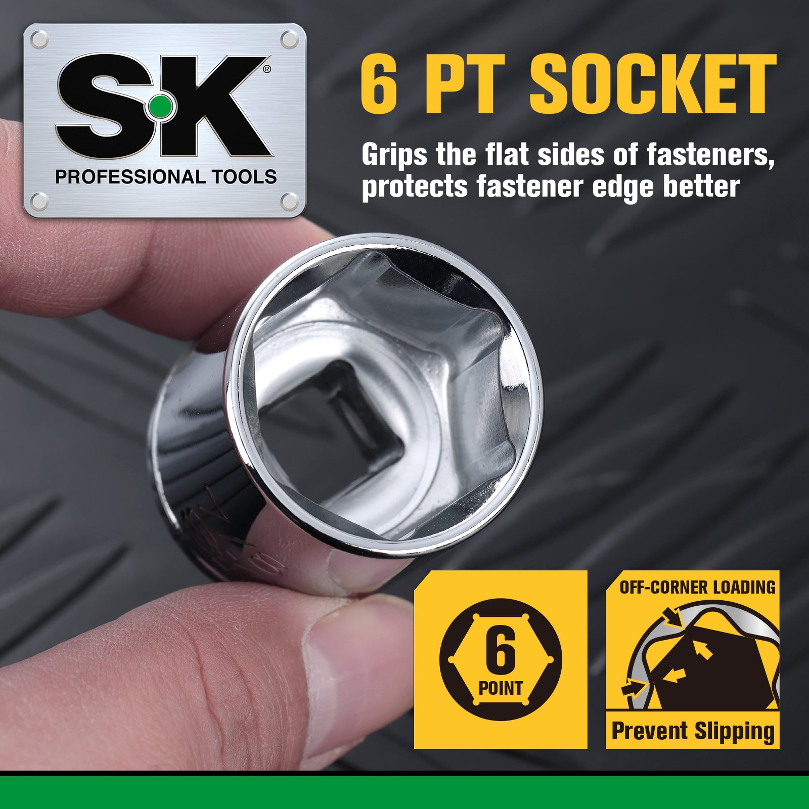SK01340 - 3/8" Drive, 12 Piece, 6 Point, Standard, SAE Chrome Socket Set View 3