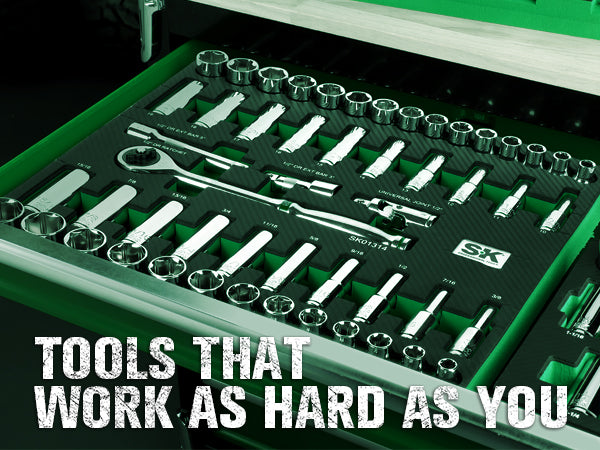 SK01314-216P - 52 Piece 1/2" Drive, 6 Point, Standard & Deep, SAE & Metric Chrome Socket Set View 9