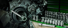 Load image into Gallery viewer, 1/2&quot; Drive, 11 Piece, 6 Point, SAE, Standard Chrome Socket Set
