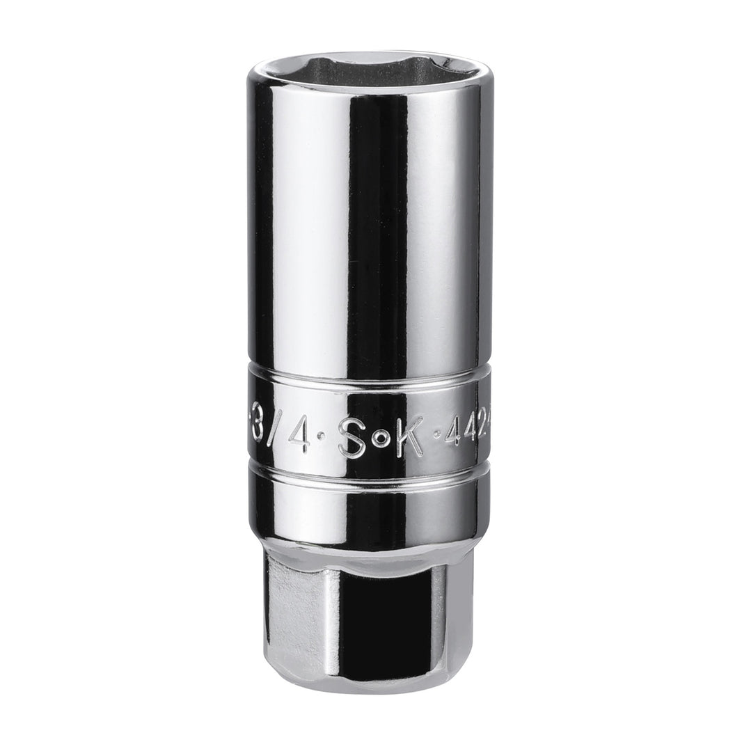 3/4" 3/8" Drive Fractional Spark Plug Chrome Socket