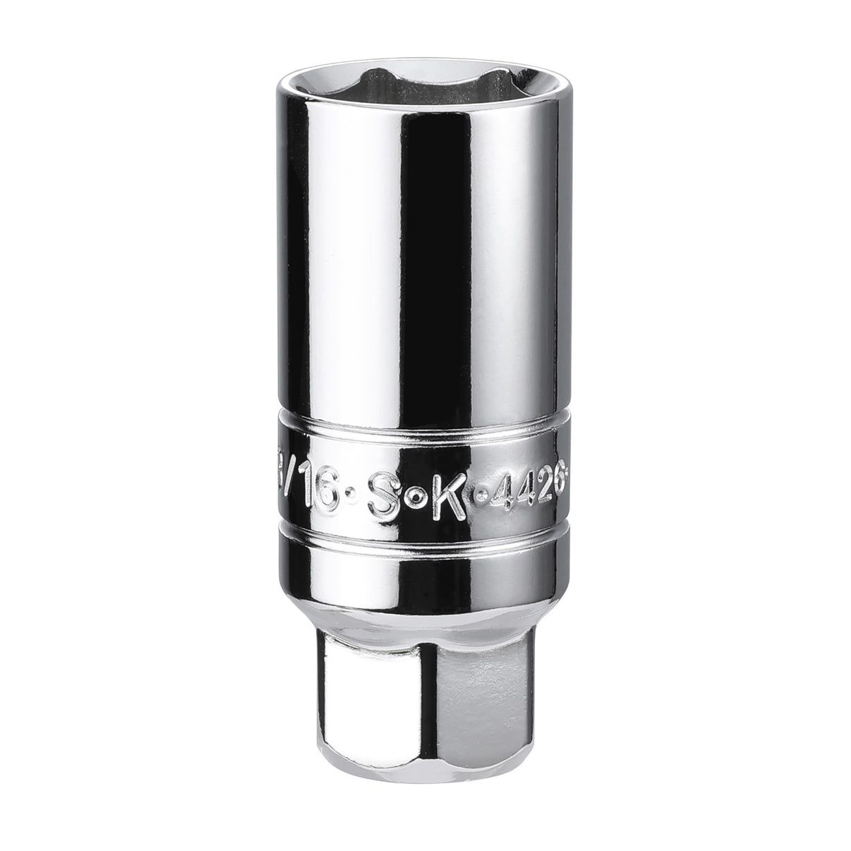 13/16" 3/8" Drive Fractional Spark Plug Chrome Socket