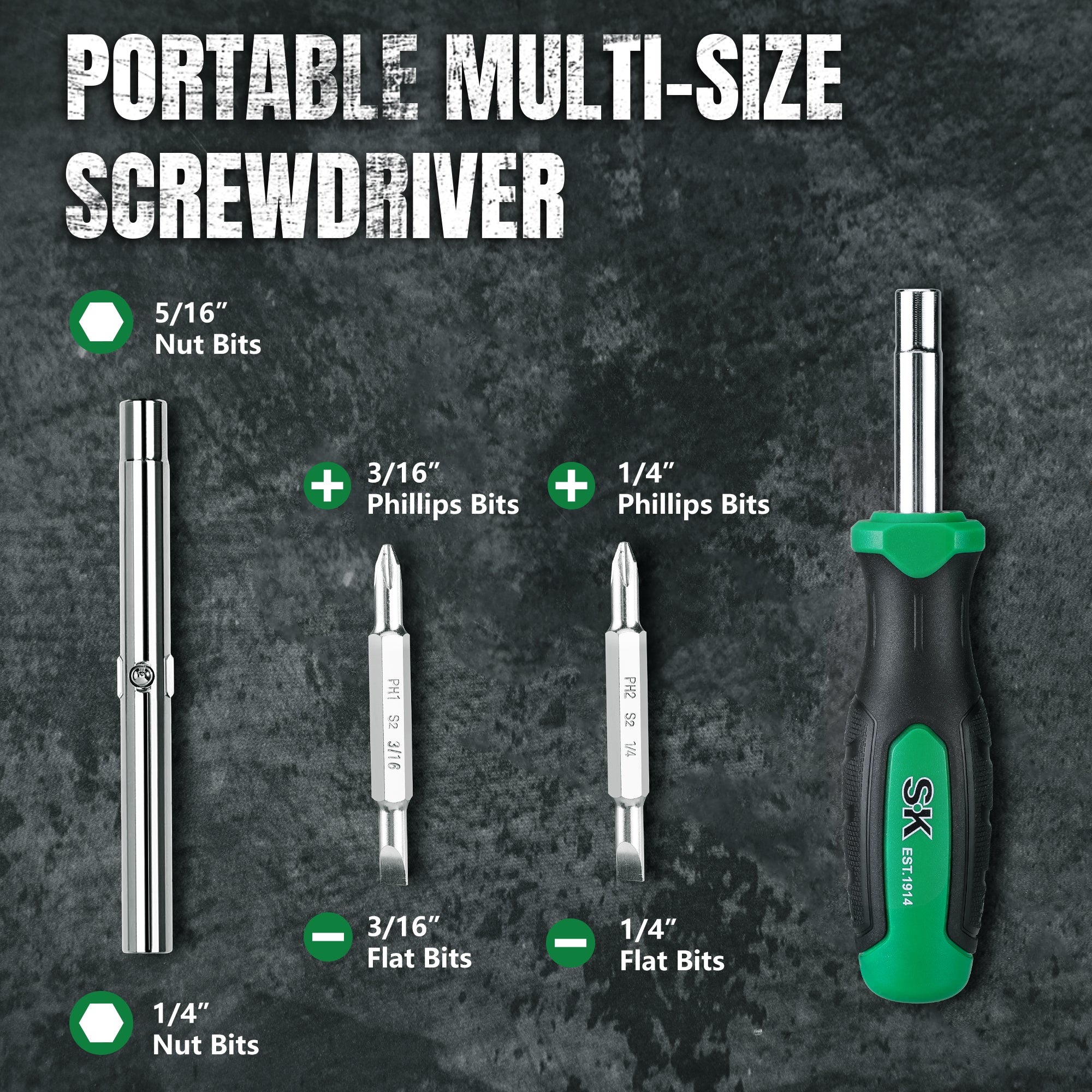 SK02000 - 6-in-1 Screwdriver View 2