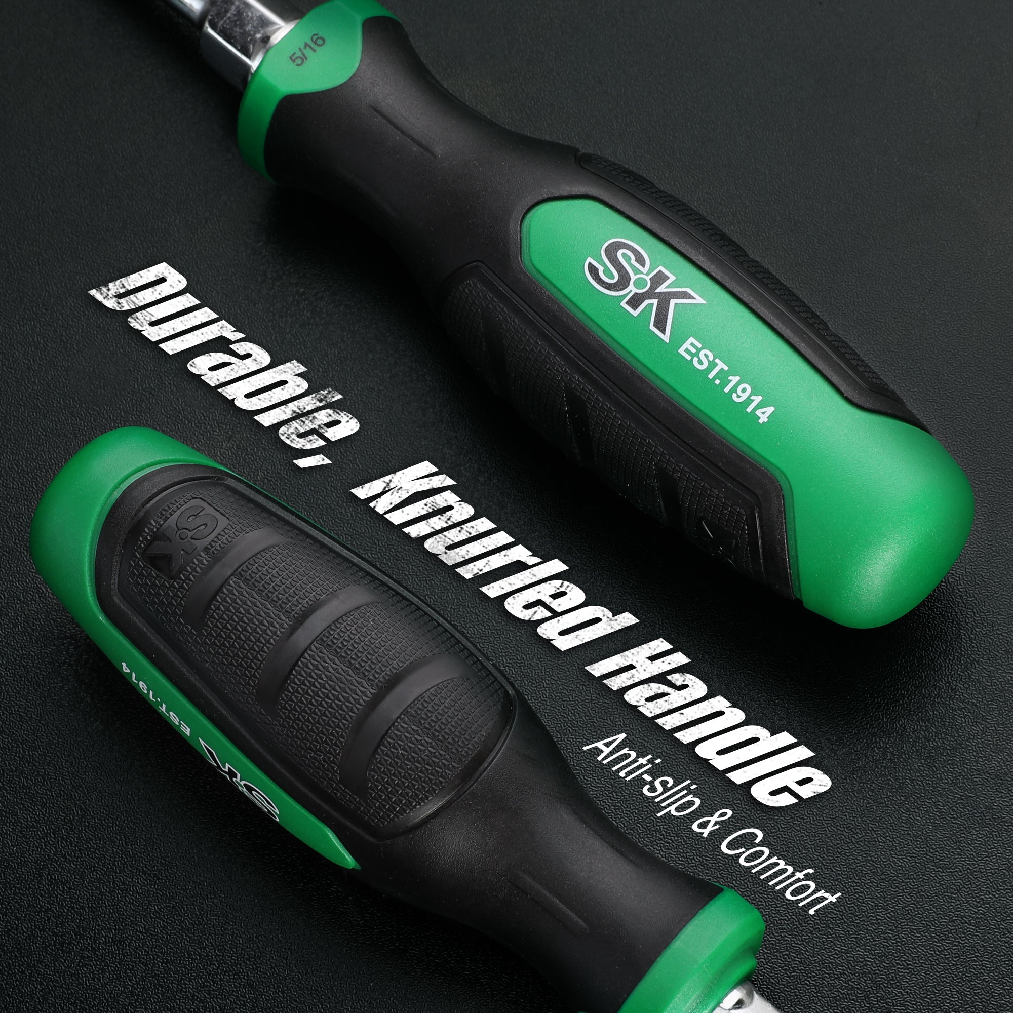SK01460 - 10 Piece Dual-Material Magnetic Combination Screwdriver Set View 5