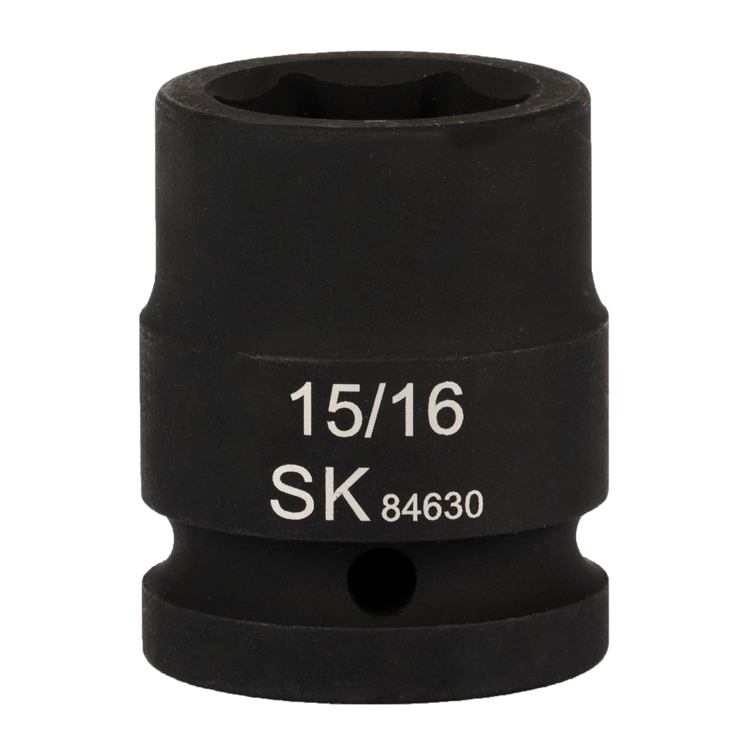 SK84630 - 3/4" Drive, 6 Point, Shallow, SAE Impact Socket, 15/16"