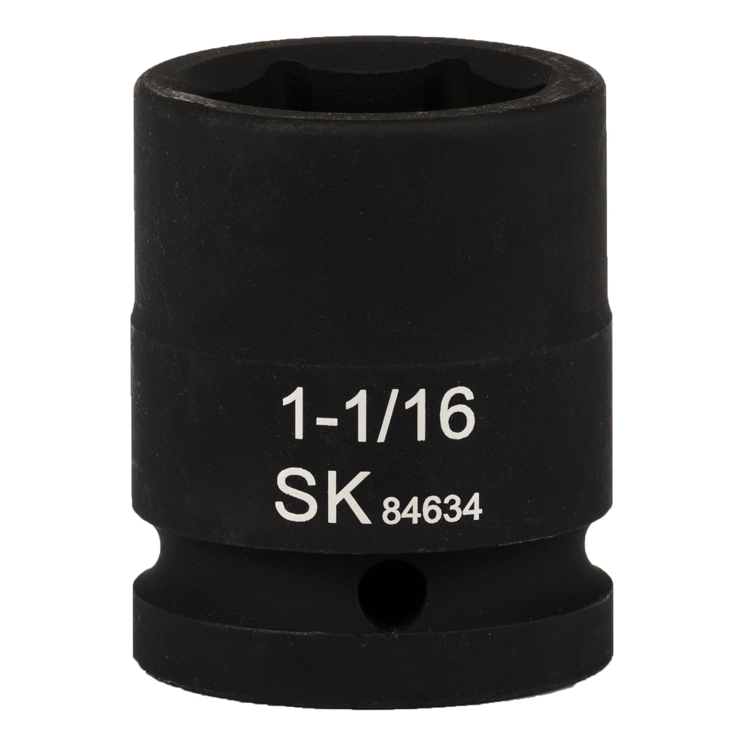SK84634 - 3/4" Drive, 6 Point, Shallow, SAE Impact Socket, 1-1/16"