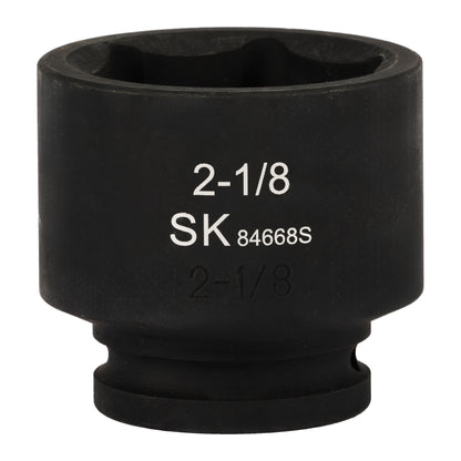SK84668S - 3/4" Drive, 6 Point, Shallow, SAE Impact Socket, 2-1/8"