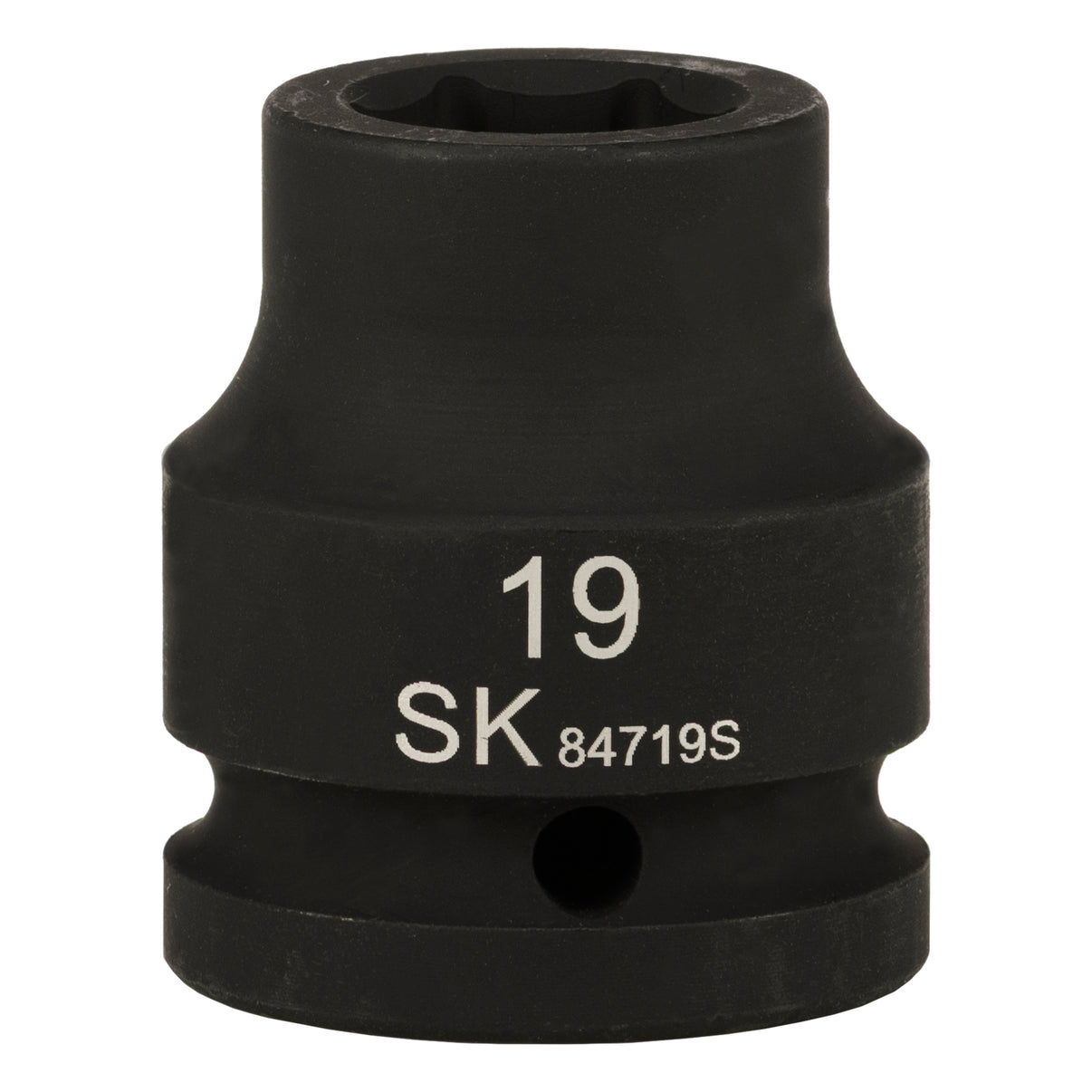 SK84719S - 3/4" Drive, 6 Point, Shallow, Metric Impact Socket, 19mm