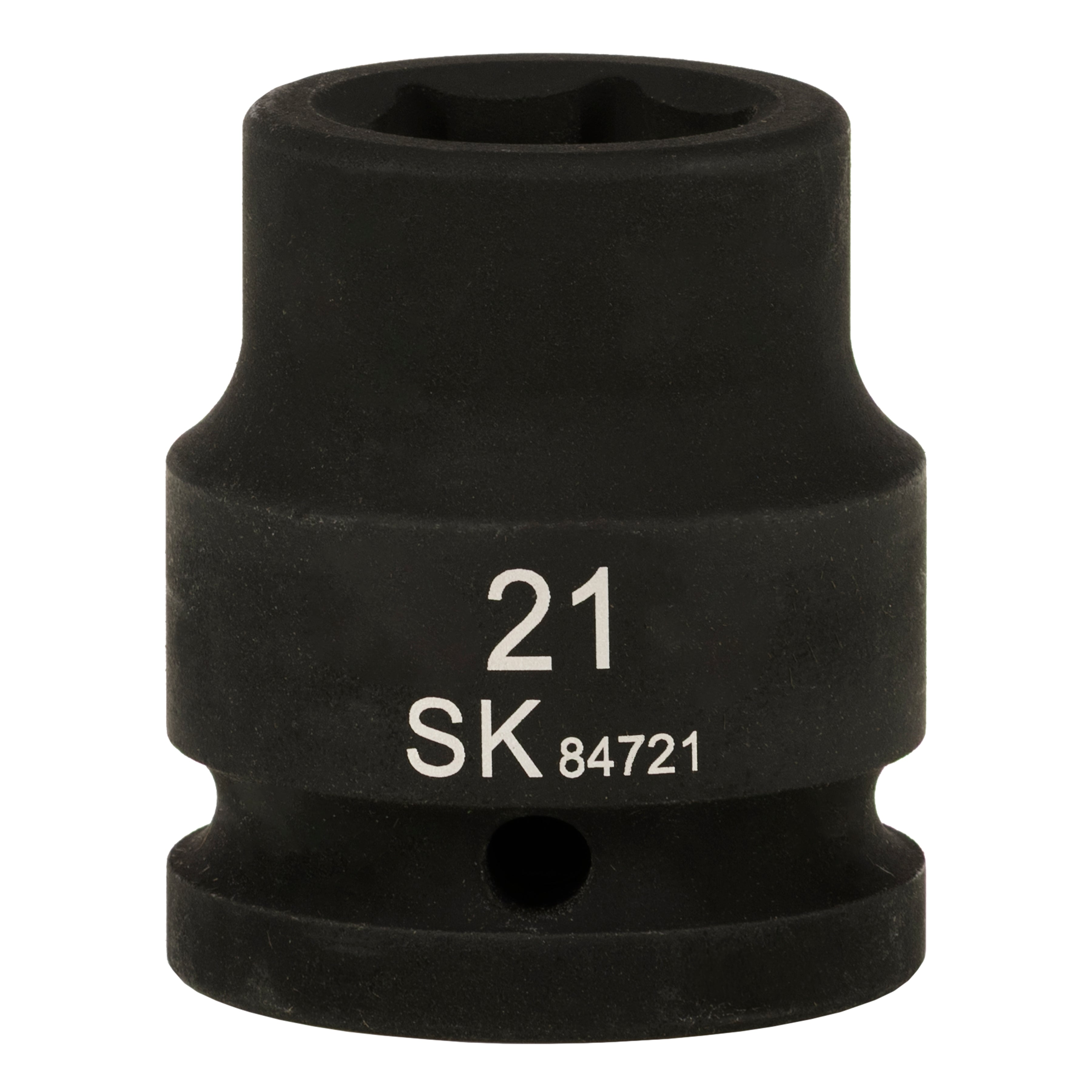 SK84721 - 3/4" Drive, 6 Point, Shallow, Metric Impact Socket, 21mm