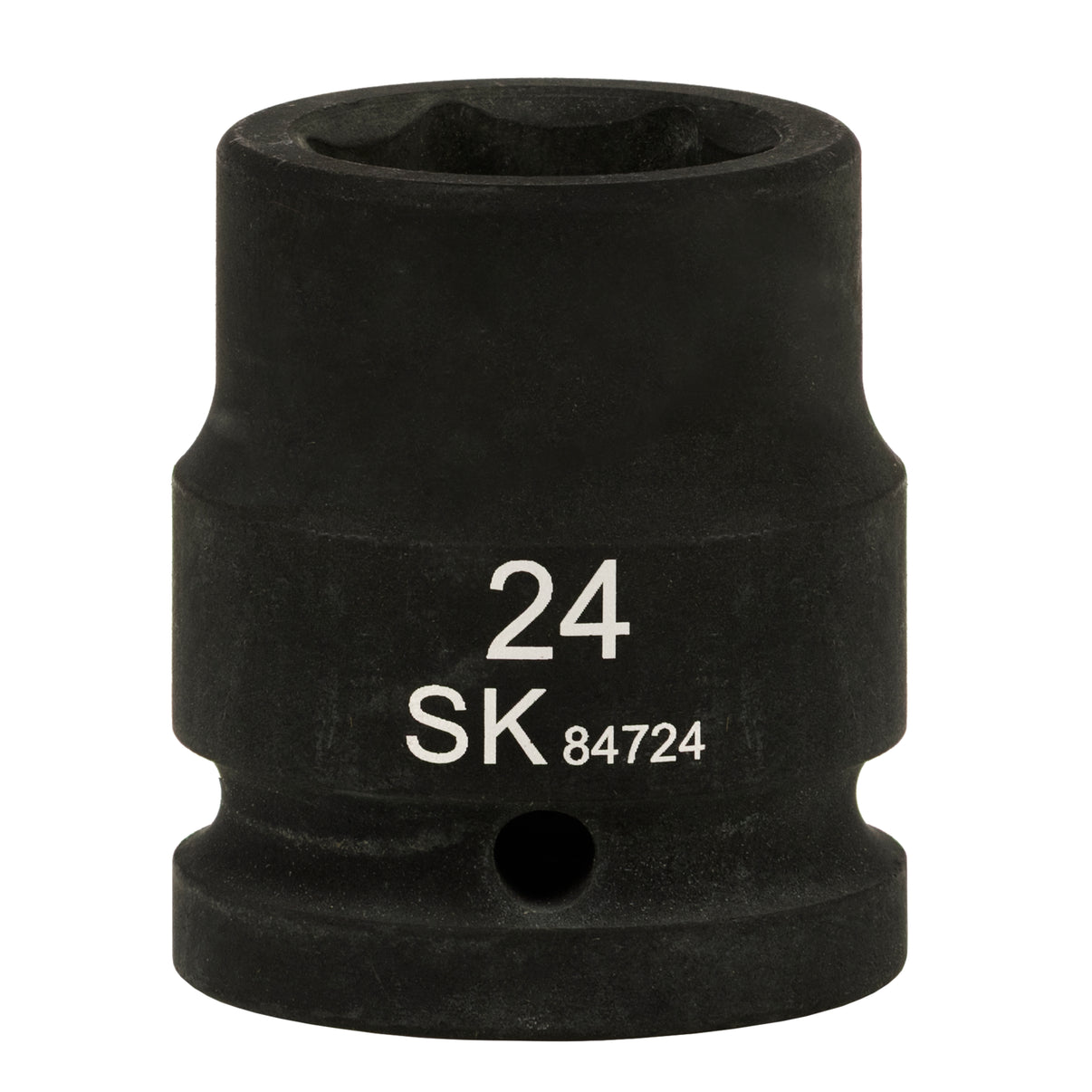 SK84724 - 3/4" Drive, 6 Point, Shallow, Metric Impact Socket, 24mm