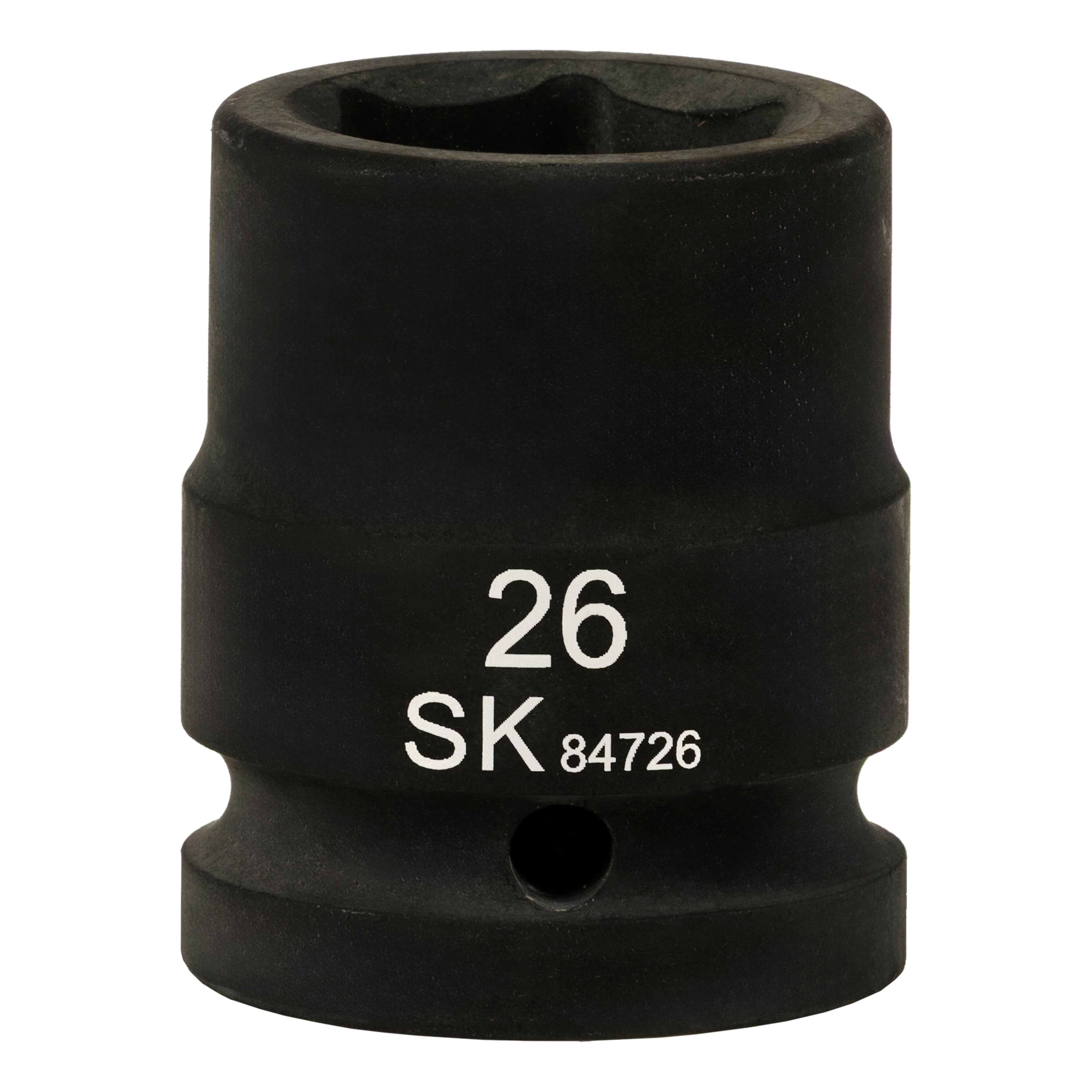 SK84726 - 3/4" Drive, 6 Point, Shallow, Metric Impact Socket, 26mm