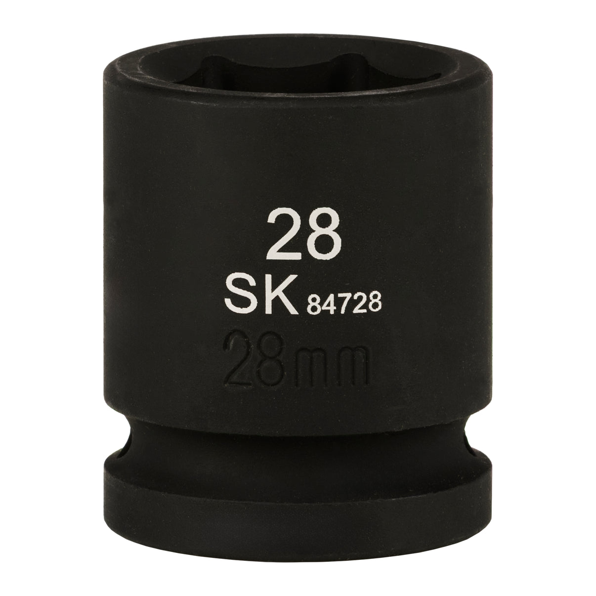 SK84728 - 3/4" Drive, 6 Point, Shallow, Metric Impact Socket, 28mm
