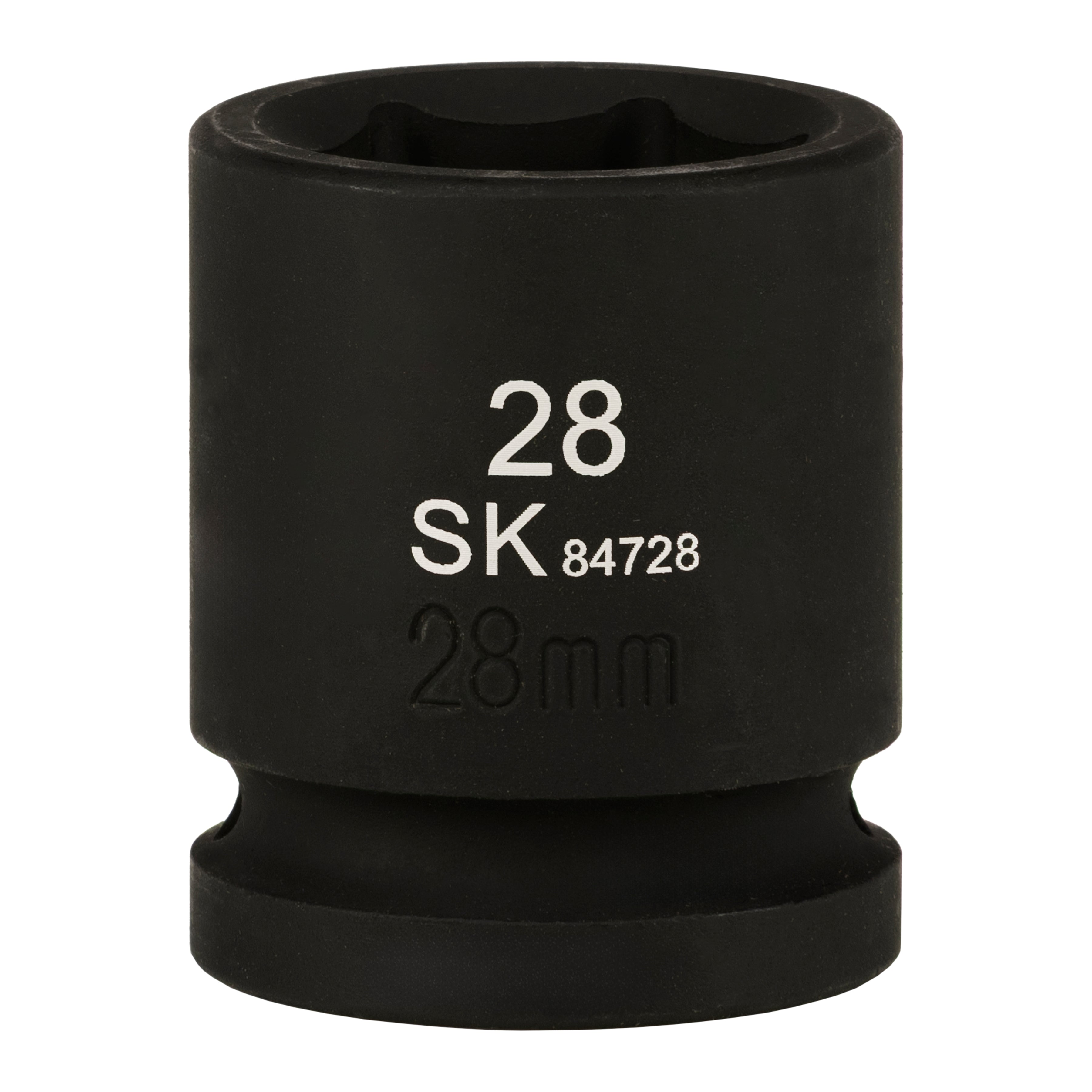 SK84728 - 3/4" Drive, 6 Point, Shallow, Metric Impact Socket, 28mm