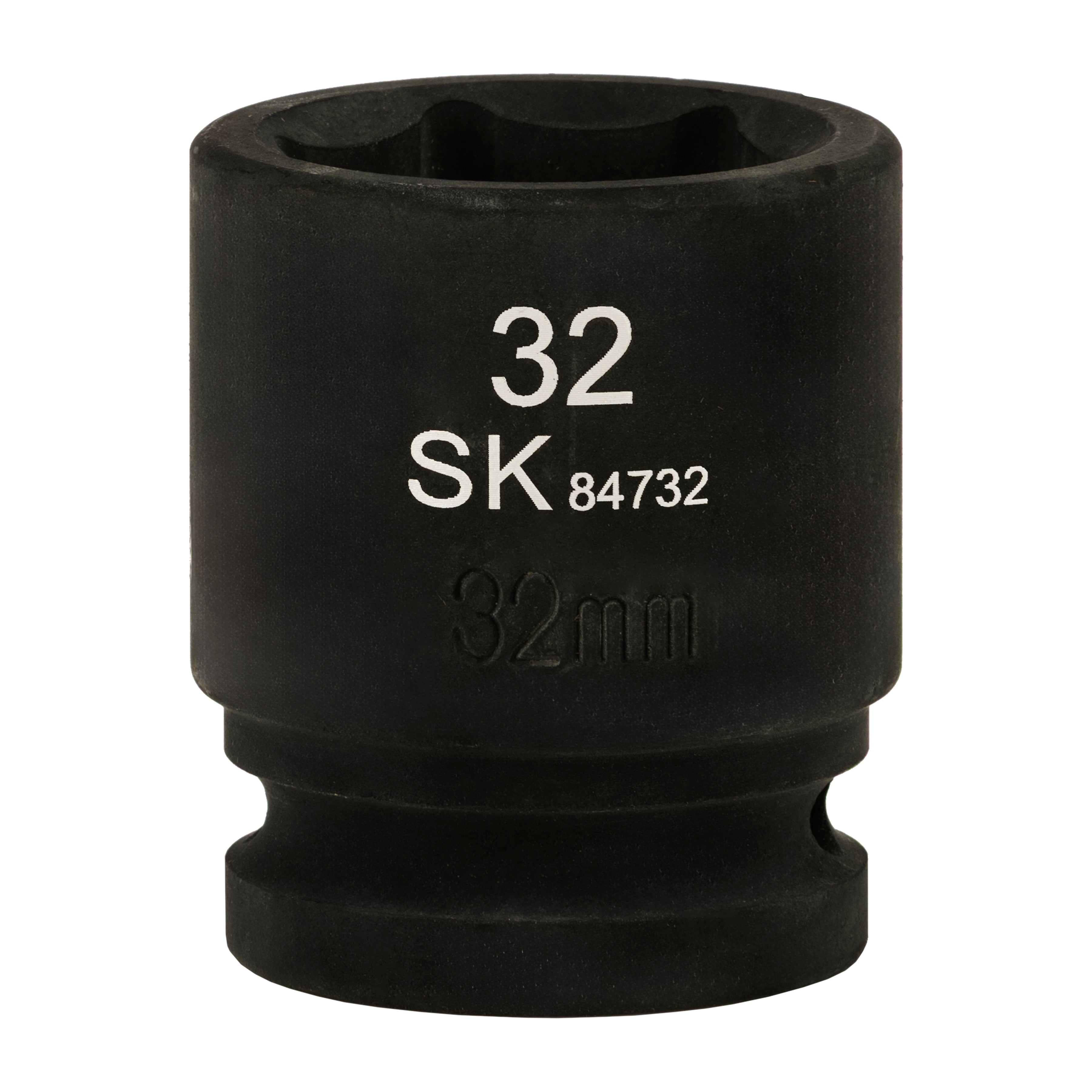 SK84732 - 3/4" Drive, 6 Point, Shallow, Metric Impact Socket, 32mm