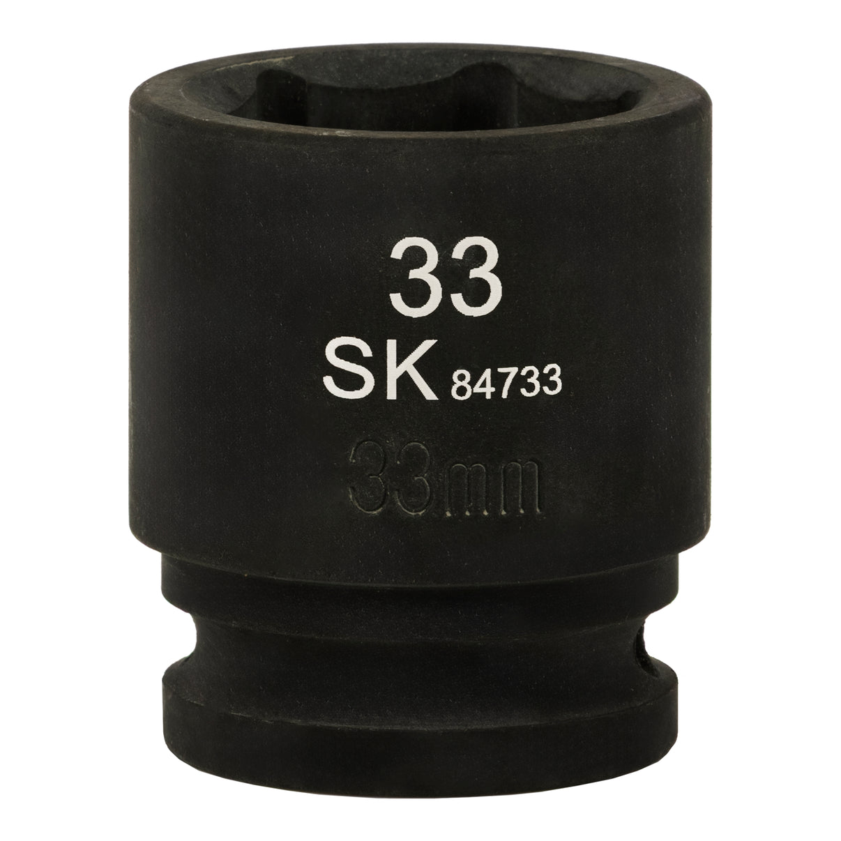 SK84733 - 3/4" Drive, 6 Point, Shallow, Metric Impact Socket, 33mm