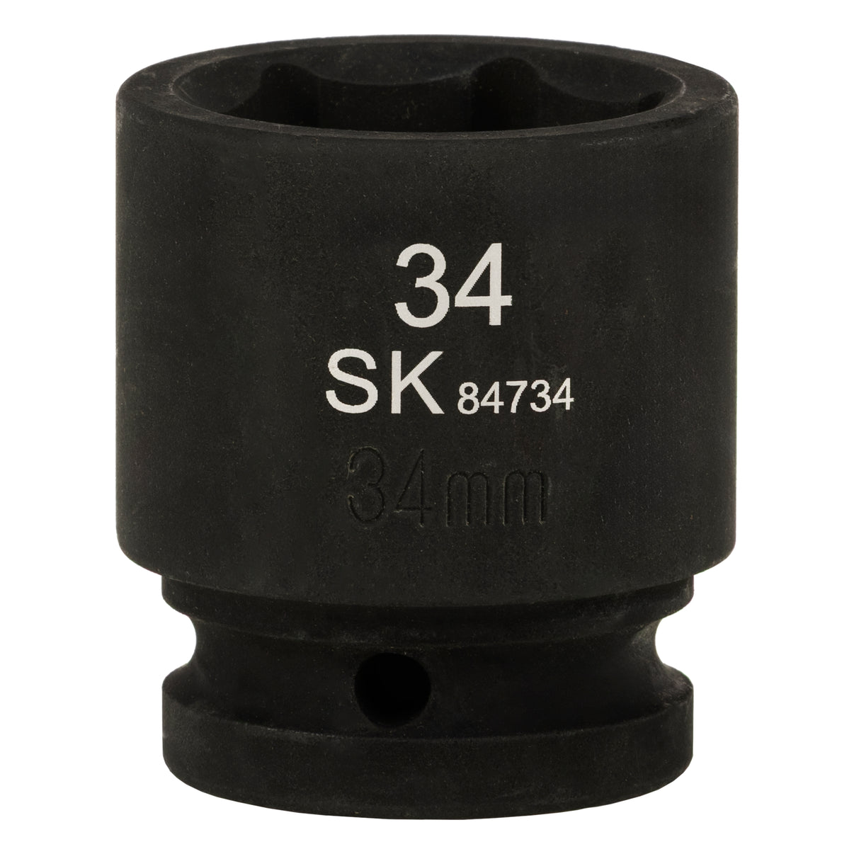 SK84734 - 3/4" Drive, 6 Point, Shallow, Metric Impact Socket, 34mm