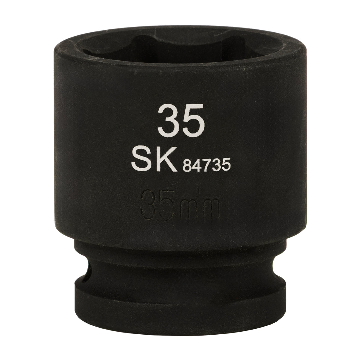 SK84735 - 3/4" Drive, 6 Point, Shallow, Metric Impact Socket, 35mm