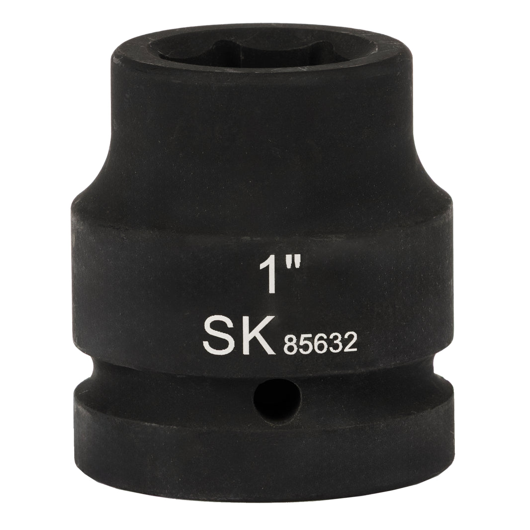 SK85632 - 1" Drive, 6 Point, Shallow SAE Impact Socket, 1"
