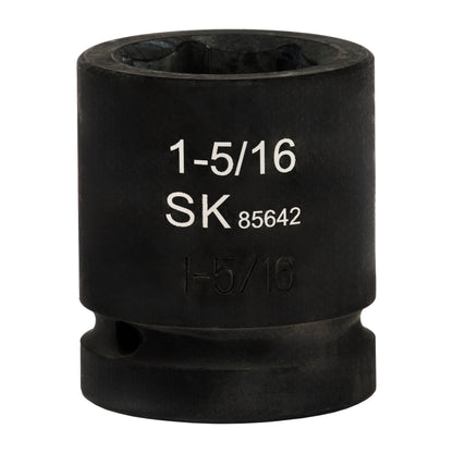SK85642 - 1" Drive, 6 Point, Shallow SAE Impact Socket, 1-5/16"