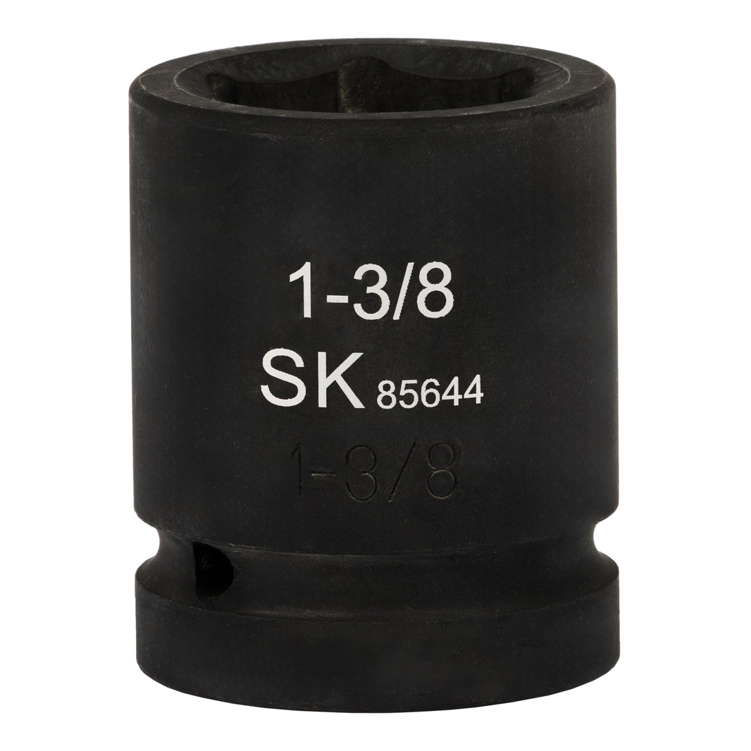 SK85644 - 1" Drive, 6 Point, Shallow SAE Impact Socket, 1-3/8"