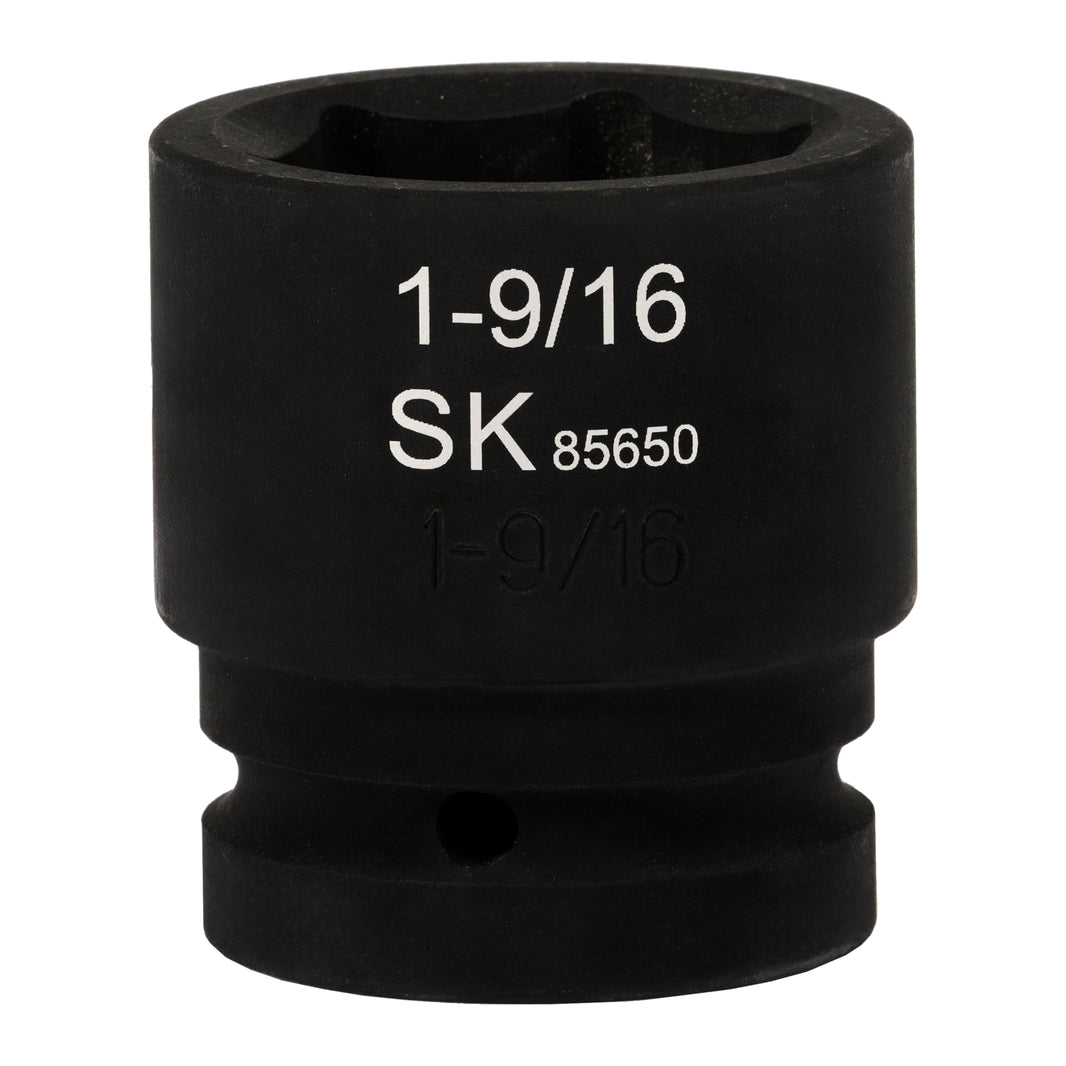 SK85650 - 1" Drive, 6 Point, Shallow SAE Impact Socket, 1-9/16"