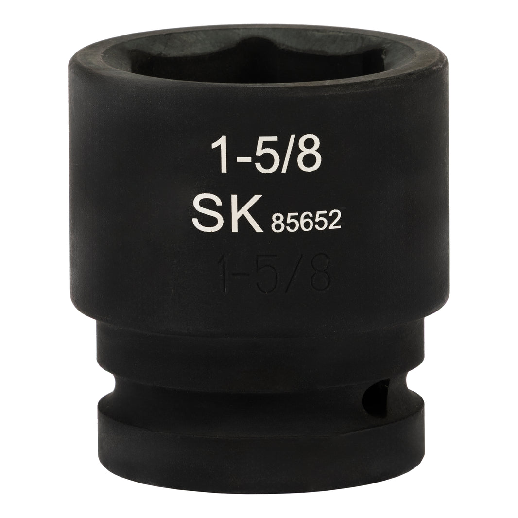 SK85652 - 1" Drive, 6 Point, Shallow SAE Impact Socket, 1-5/8"