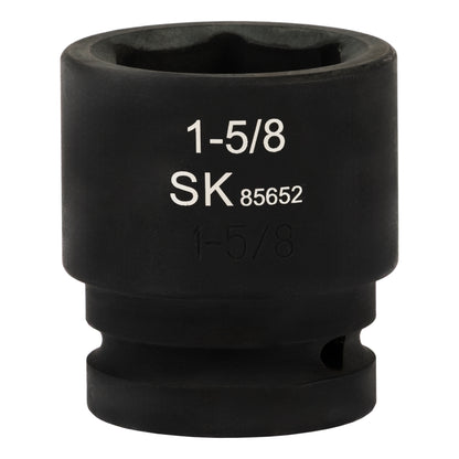 SK85652 - 1" Drive, 6 Point, Shallow SAE Impact Socket, 1-5/8"